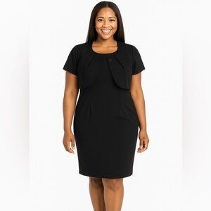 Calvin Klein || Women’s Black Two-Piece Dress Set Size 12